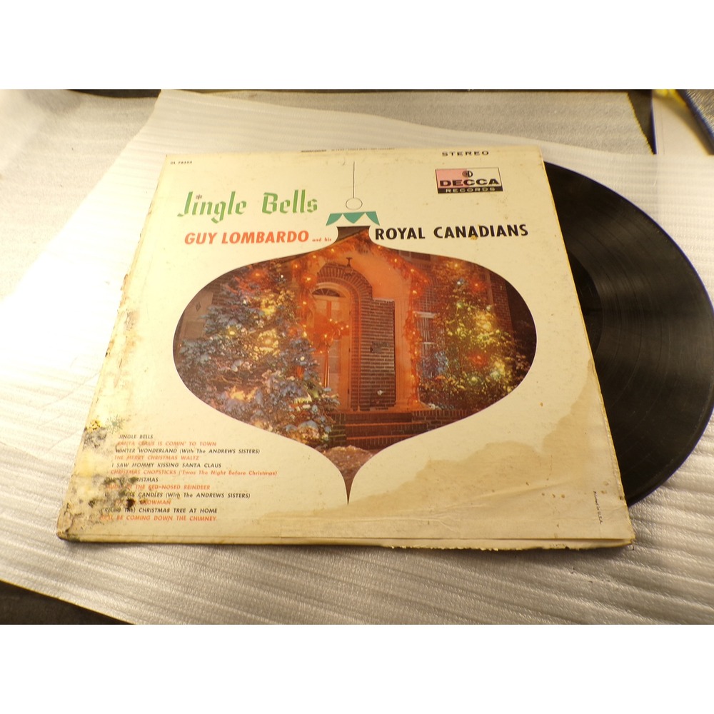 Guy Lombardo Royal Canadians Jingle Bells Vinyl LP Decca DL 78354 Stereo Holiday